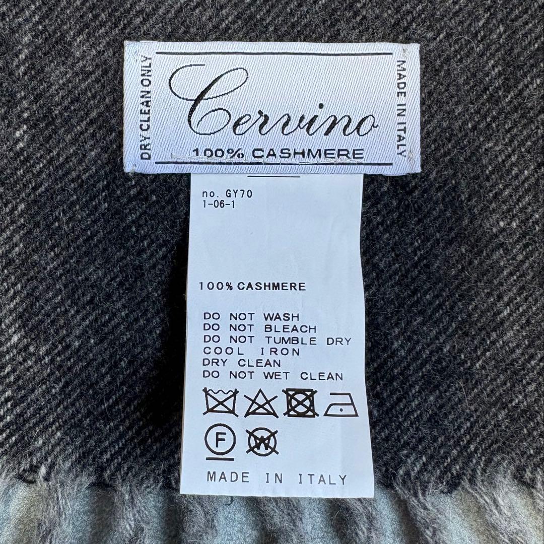 【未使用品級】Cervino イタリア製 セルビノ カシミヤストール IENA