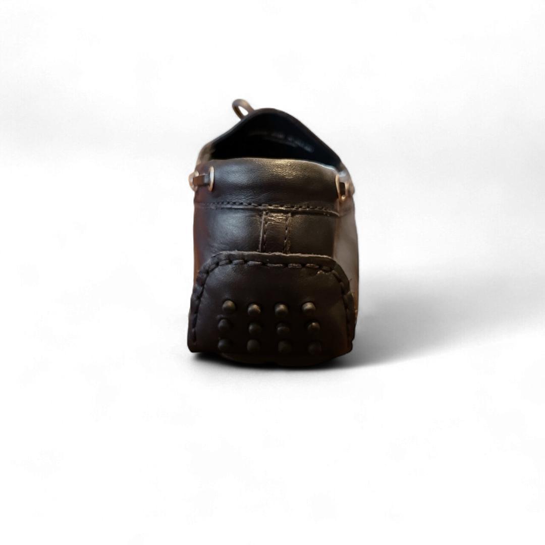 COLE HAAN ドライビングシューズ ネイビー 本革 タッセルローファー