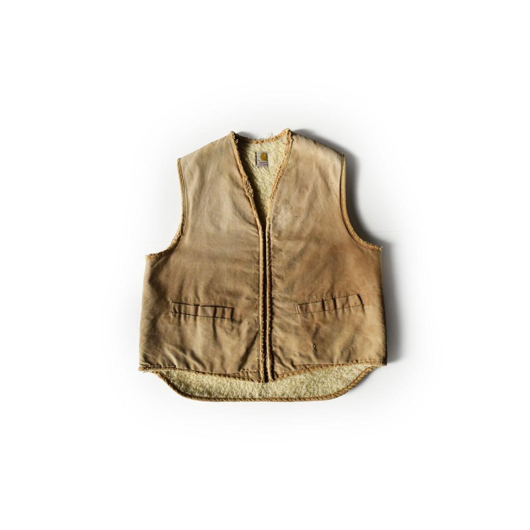 70s 80s 90s carhartt カーハート　ダックベスト　プリントタグ