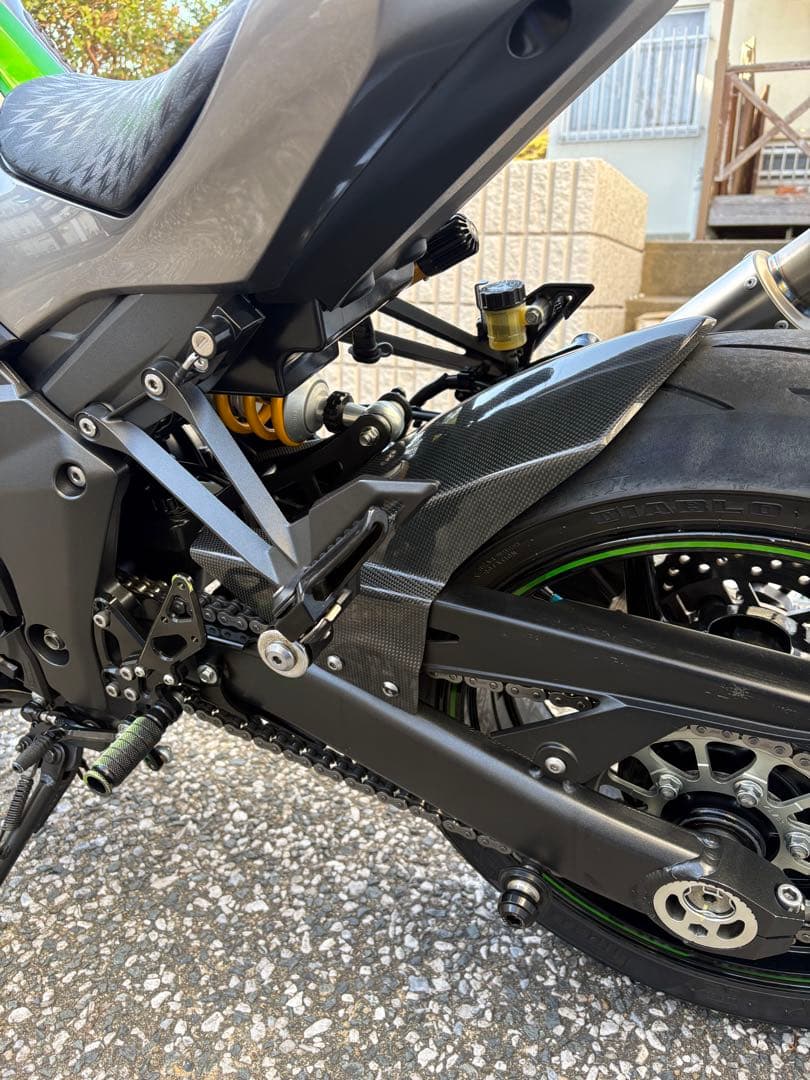 Kawasaki Z1000 カーボンリアフェンダー