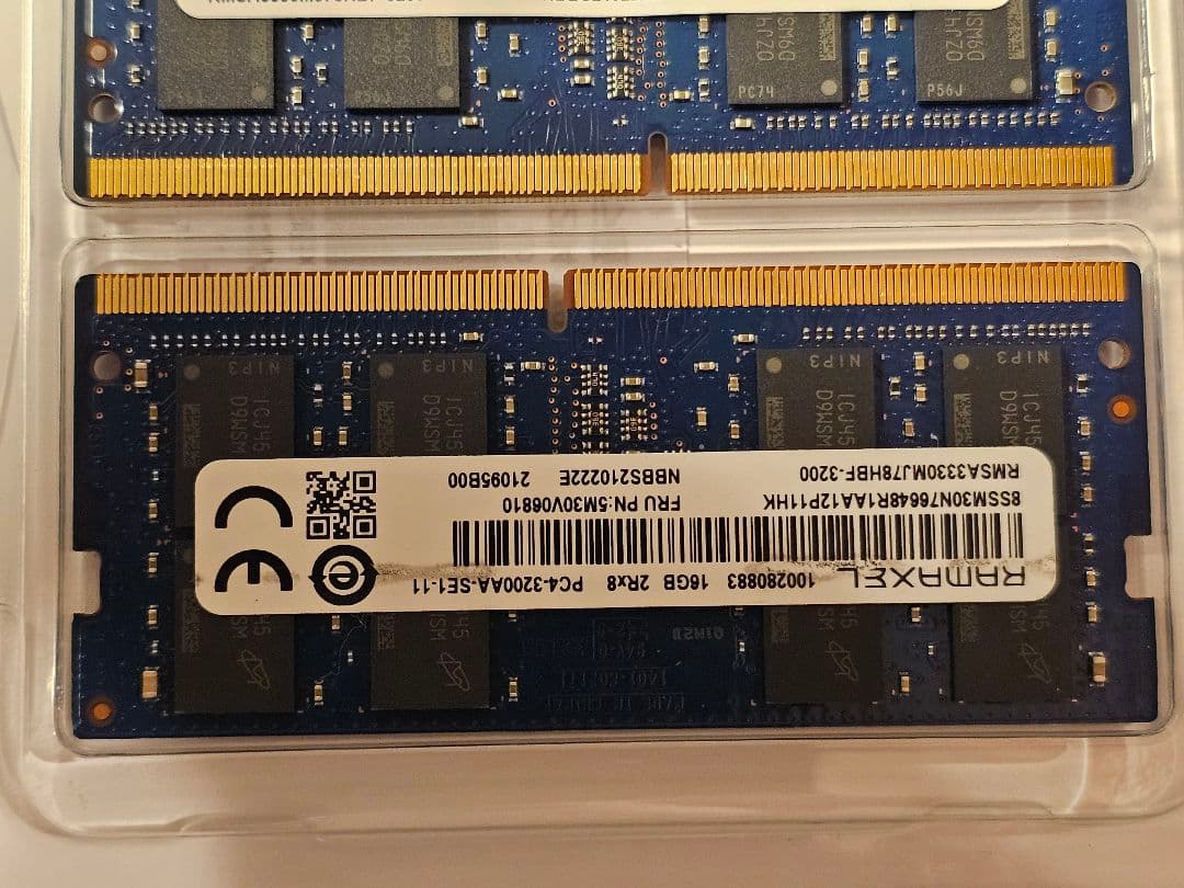 メモリー RAMAXEL DDR4-3200 SO-DIMM 32GB (2x16GB)