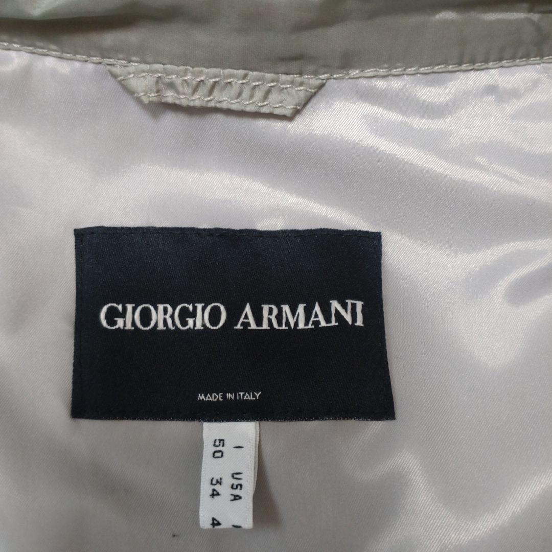ジョルジオアルマーニ　ナイロン　ブルゾン　size50　収納袋付
