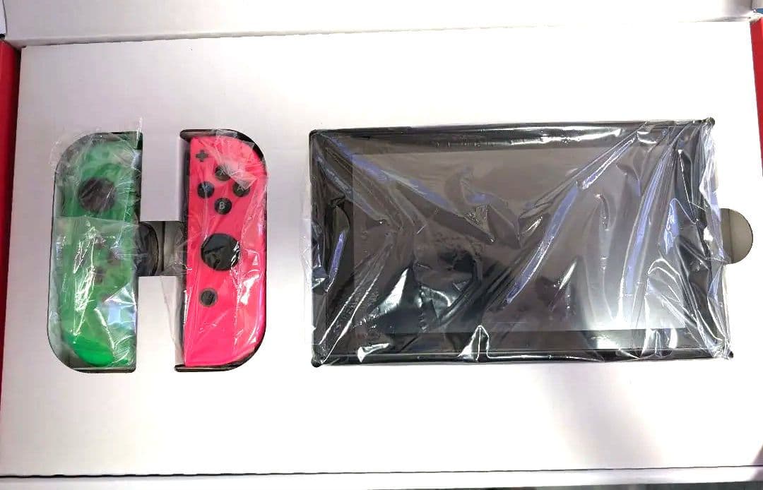 Nintendo Switch ネオングリーン/ネオンピンク ソフト3本付