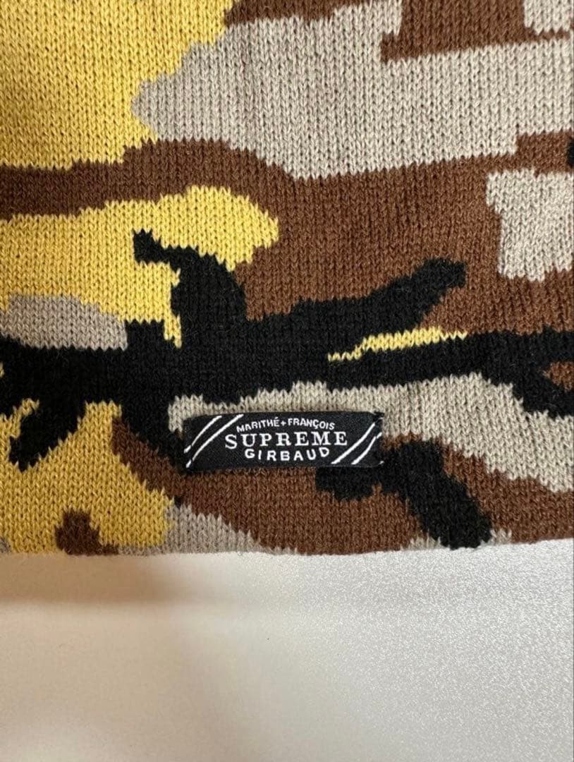 Supreme ビーニー迷彩柄 ニット帽