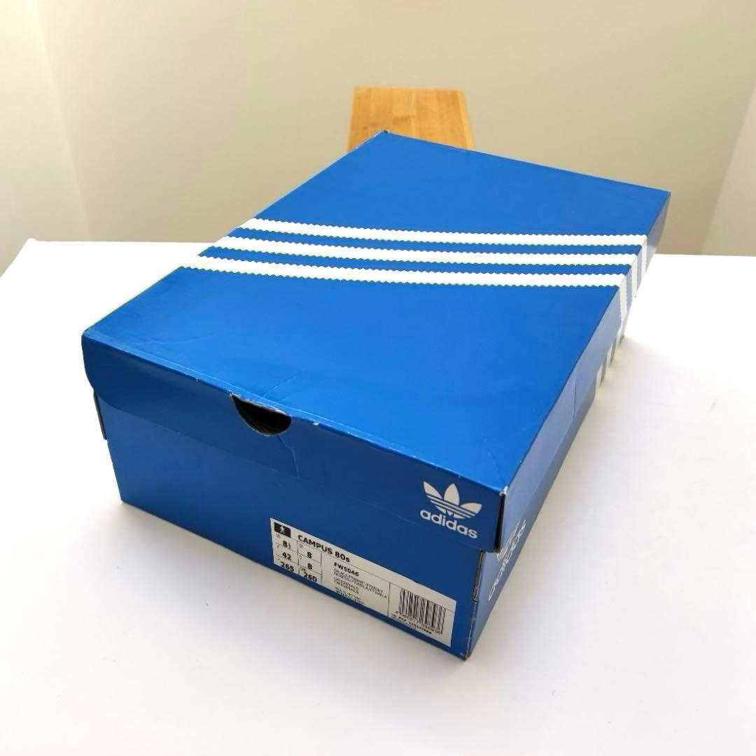 【新品未使用】adidas CAMPUS 80s ブラック FW5046 箱付