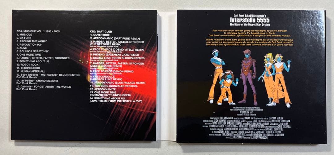 【日本盤】daft punk - gift pack【2CD+DVD 3枚組】