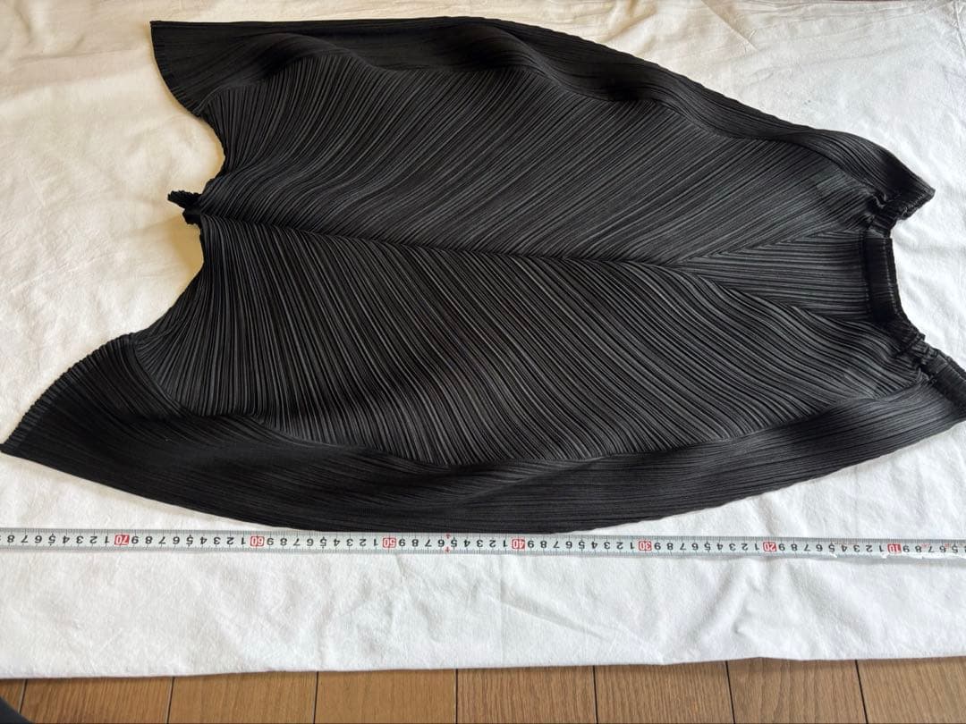 プリーツプリーズPLEATSPLEASEバルーンスカート黒ISSEYMIYAKE