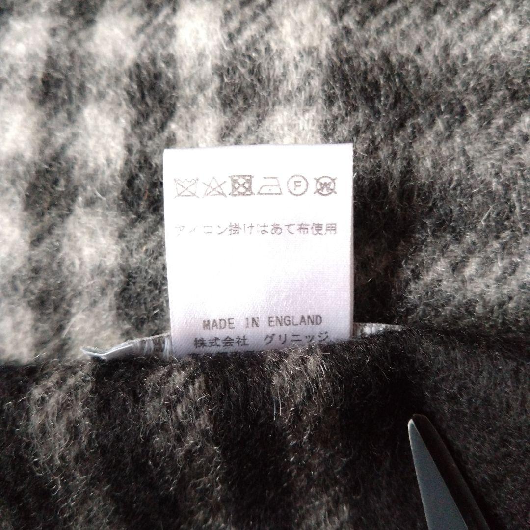 ジョシュアエリス　カシミヤ100%　　大判ストール　モノトーン