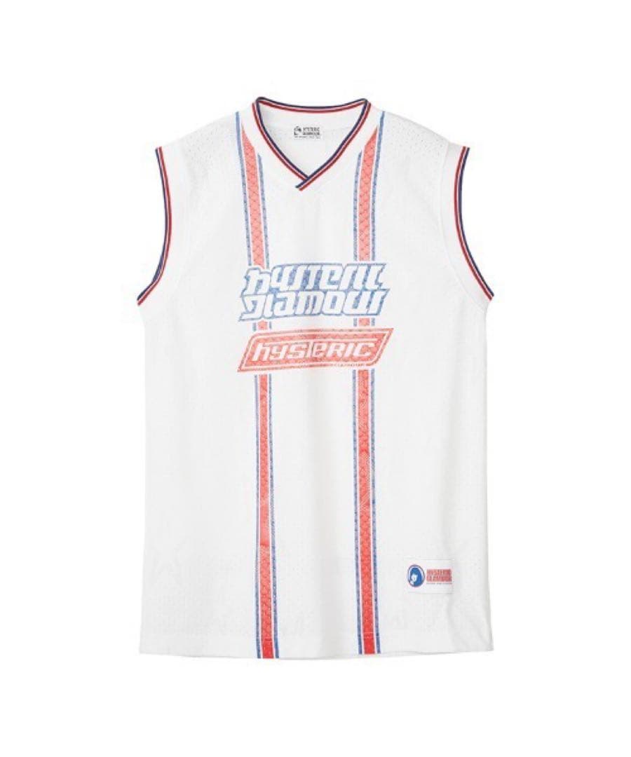 【入手困難品】ヒステリックグラマー　タンクトップ　ノースリーブ　星総柄　バスケ