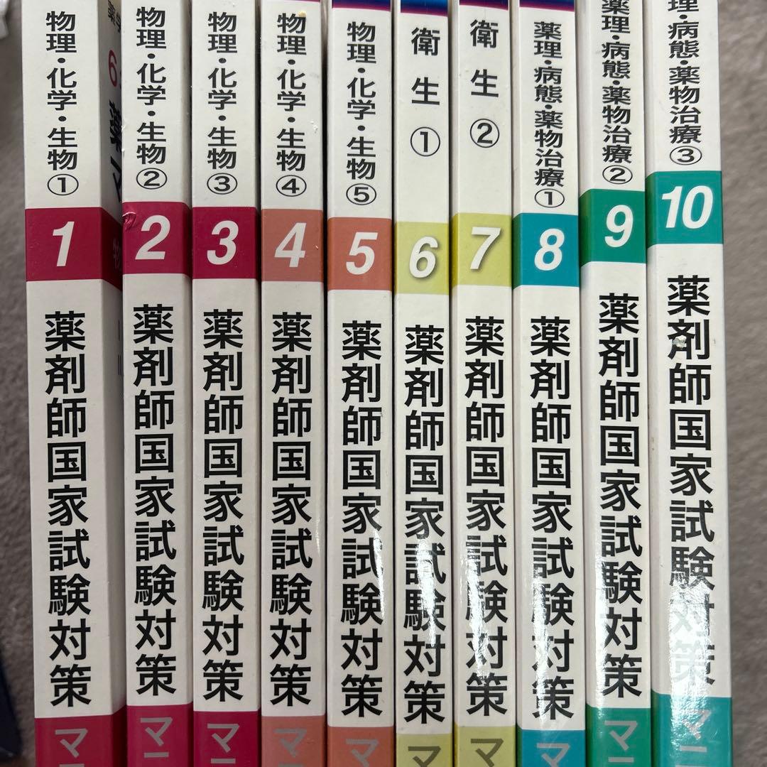 薬剤師国家試験対策マニュアル 1〜10セット【書き込みなし！】