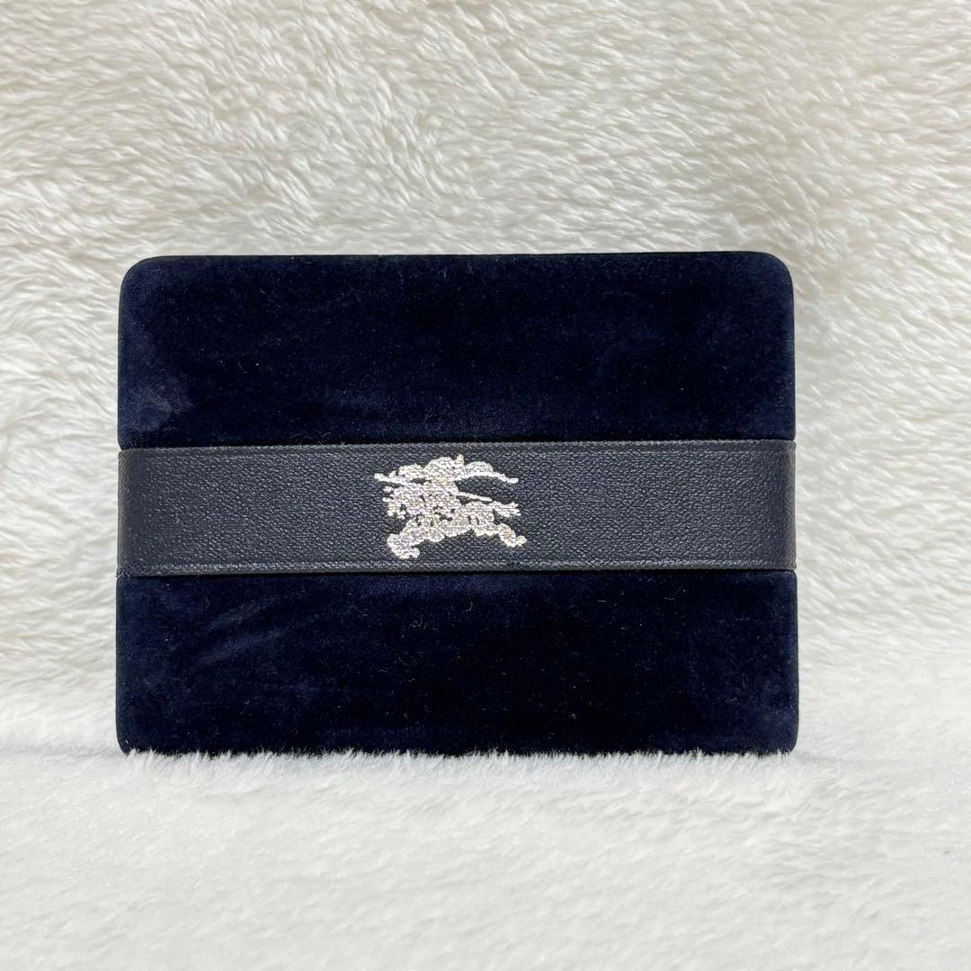 未使用 BURBERRY バーバリー カフス ホースロゴ SV925 箱付
