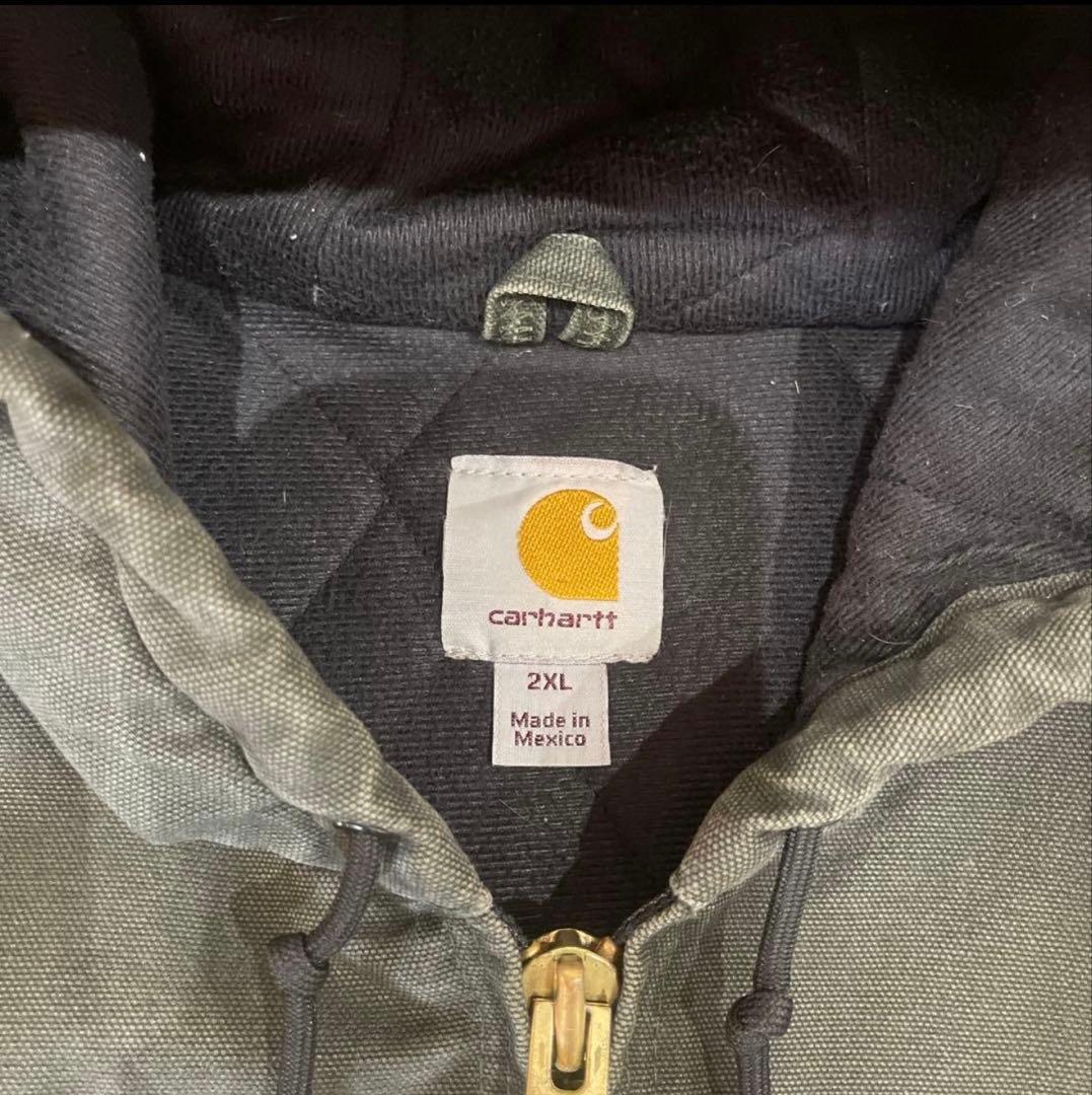 Carhartt アクティブジャケット　モスグリーン 2XL 古着