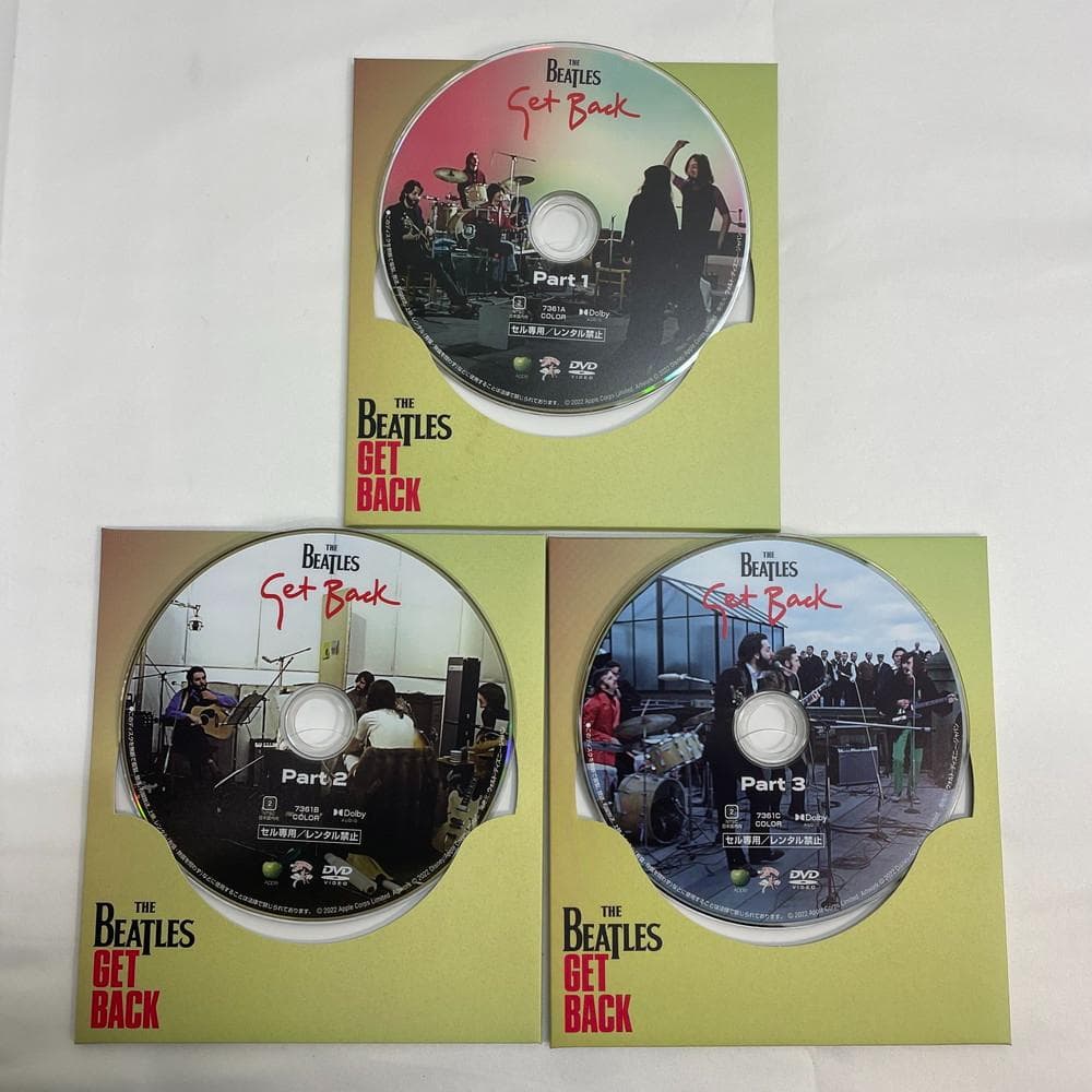 ◆THE BEATLES GET BACK DVD ３枚組 02069