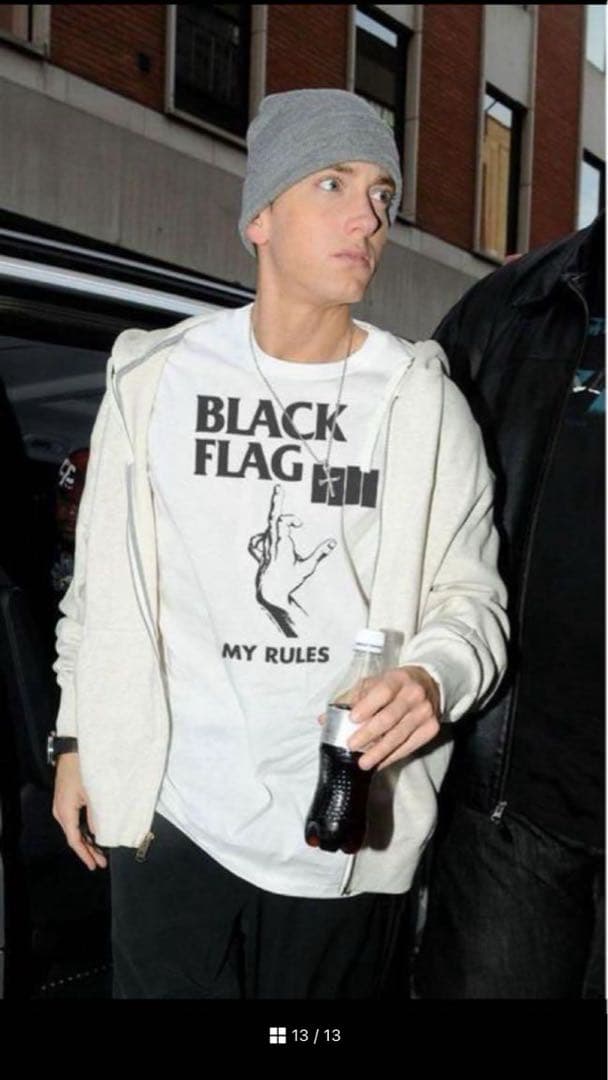 【エミネム着用】BLACK FLAG★ブラックフラッグ★バンドTシャツ★XL古着