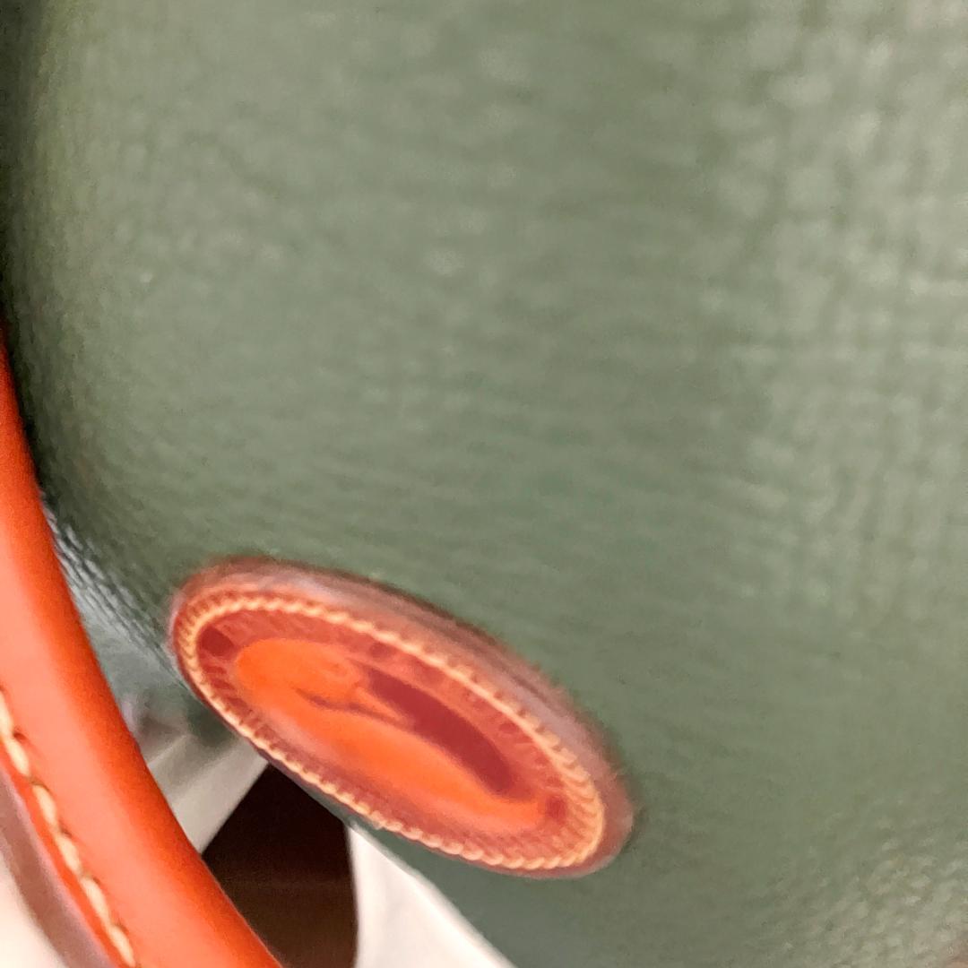 DOONEY&BOURKE　ボストンバッグ　カーキ　ロゴ　本革　横長　ショルダー