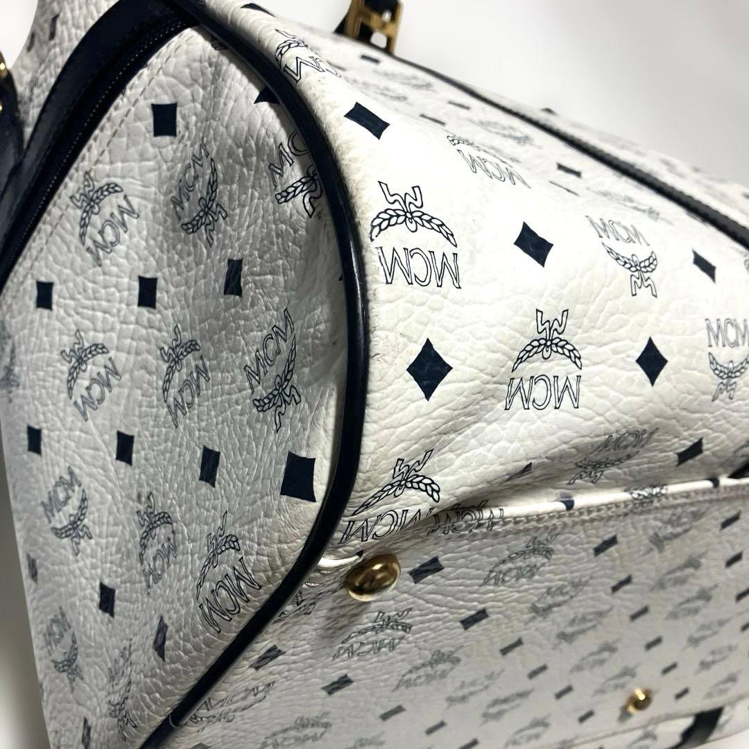 MCM エムシーエム ヴィセトス 総柄 大容量 ボストンバッグ