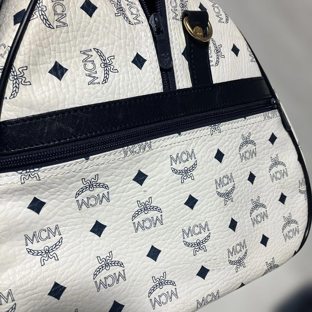 MCM エムシーエム ヴィセトス 総柄 大容量 ボストンバッグ
