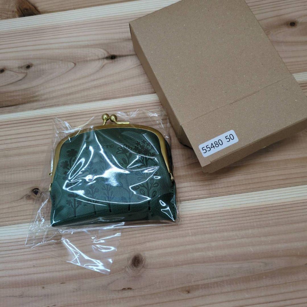 新品　未使用品　ズッケロ 財布 がま口 本革 花 コンパクト 日本製 レディース