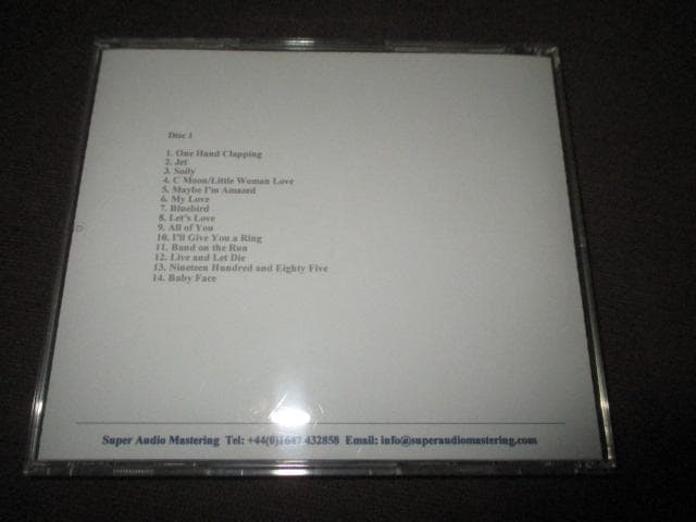 洋楽 paul mccartney & wings one hand clapping