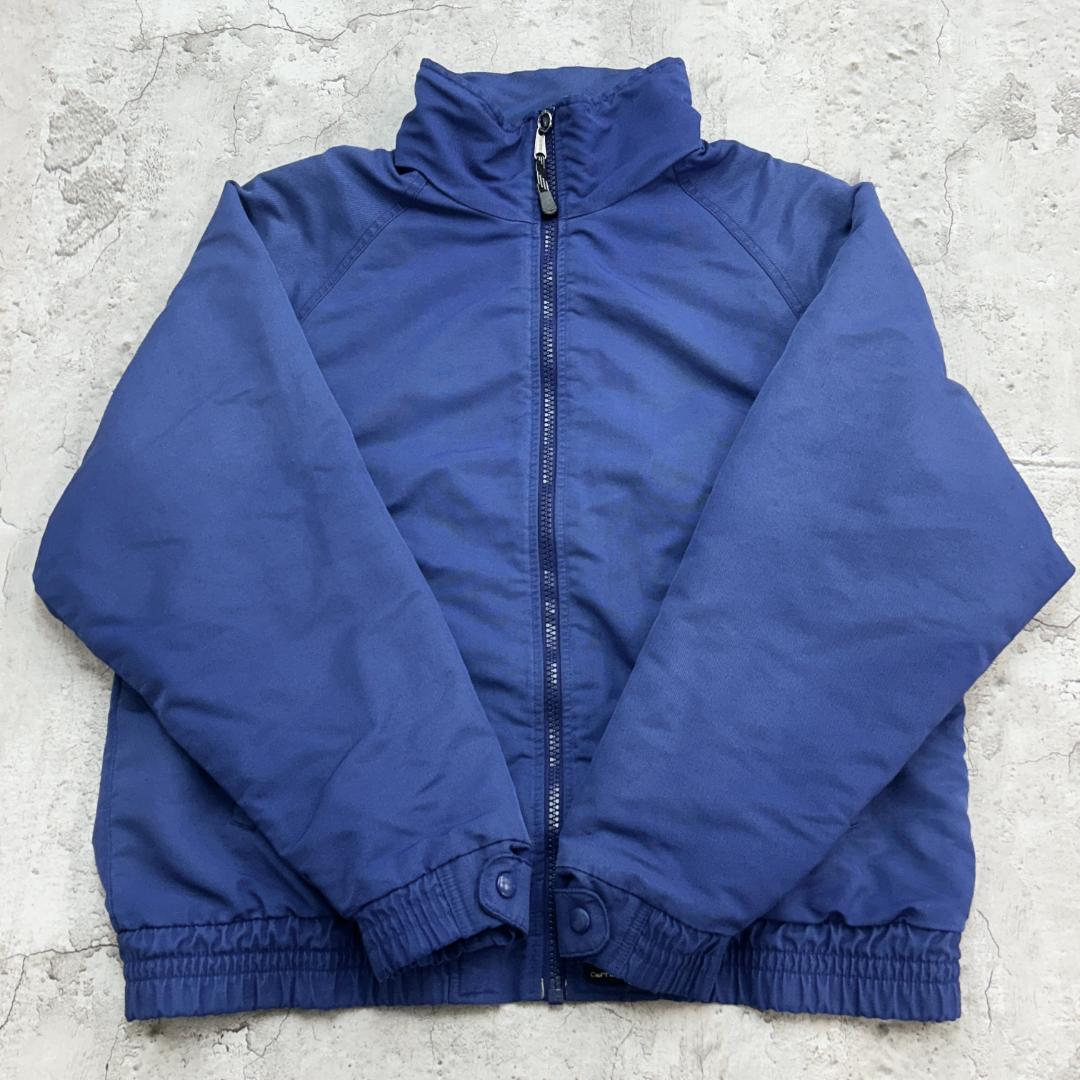 サ*ナ様 Carhartt　ウォームアップジャケット　L　ブルー　無地　古着