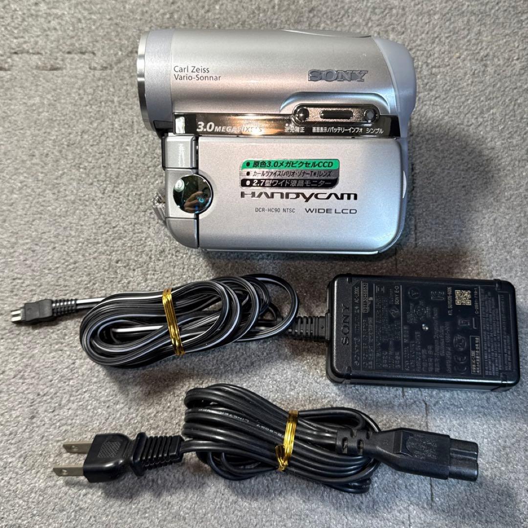 ☆動作OK SONY miniDVビデオカメラ DCR-HC90