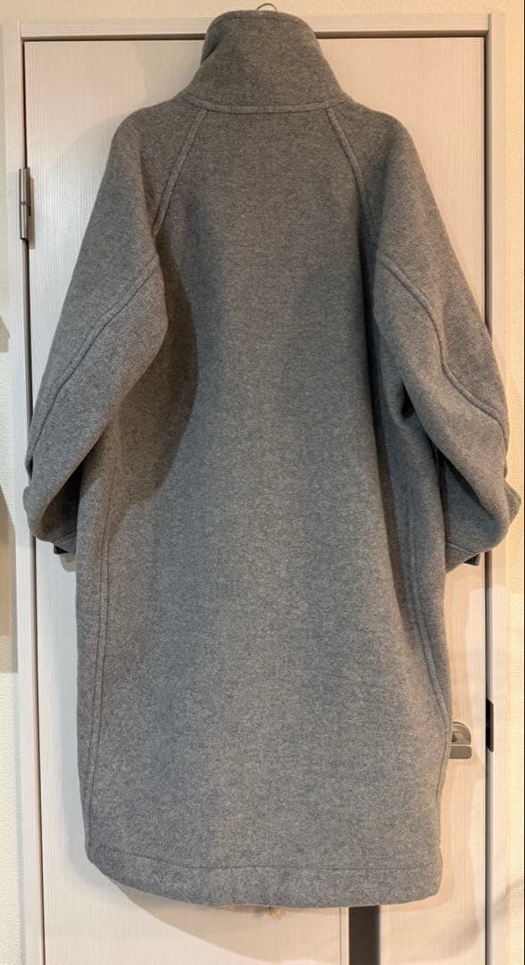 HYKE ハイク ダッフルコート ロング タグ付き グレー 美品
