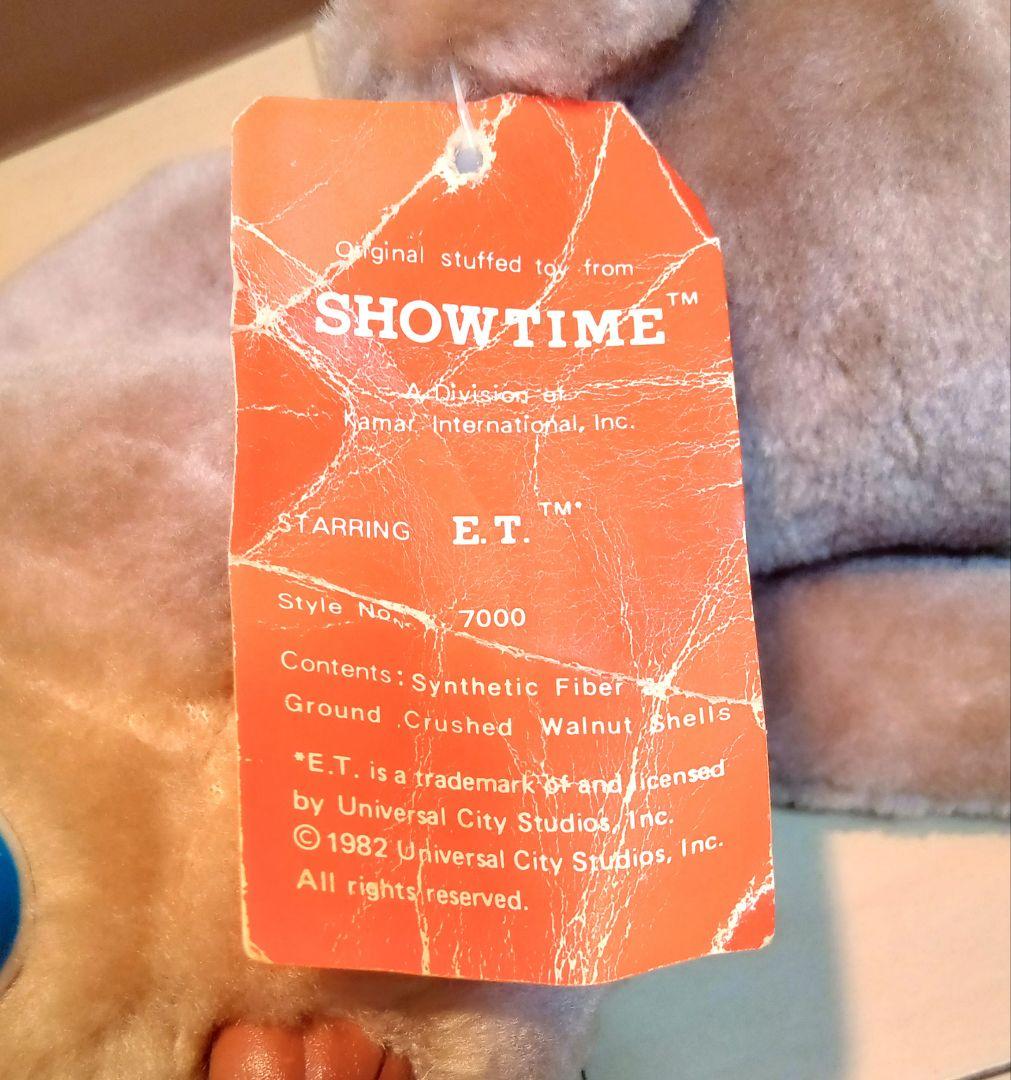 E.T. ビンテージ オリジナル 1982年製 KAMAR社 SHOWTIME