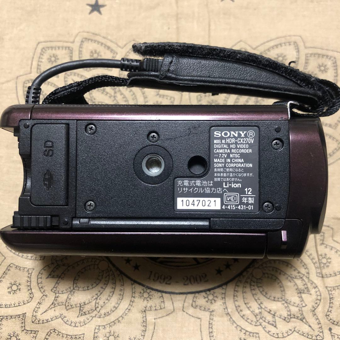 SONY HDR-CX270V ビデオカメラ