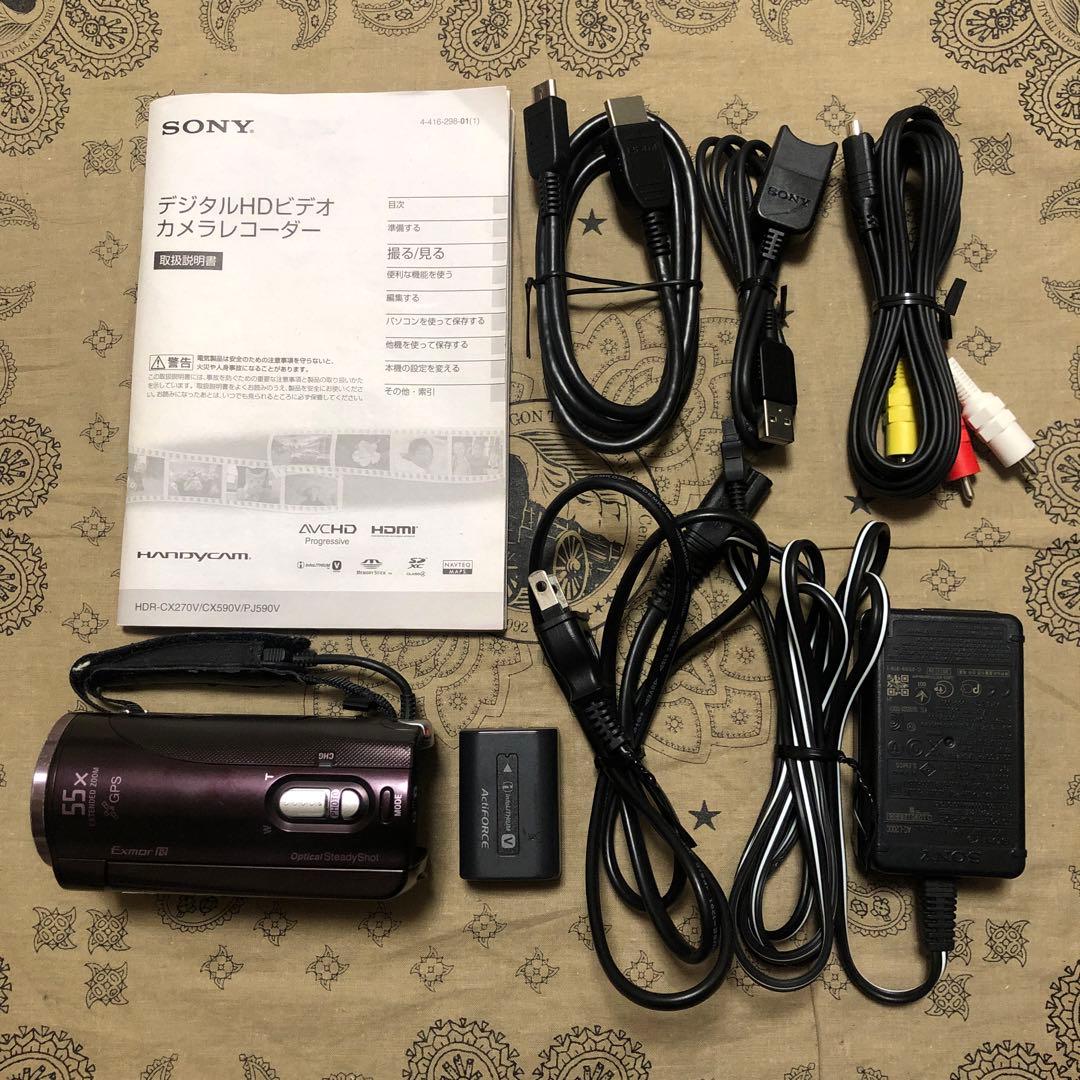SONY HDR-CX270V ビデオカメラ