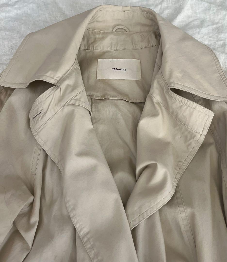 eriko☆美品TODAYFUL Tuck Over Trenchcoat