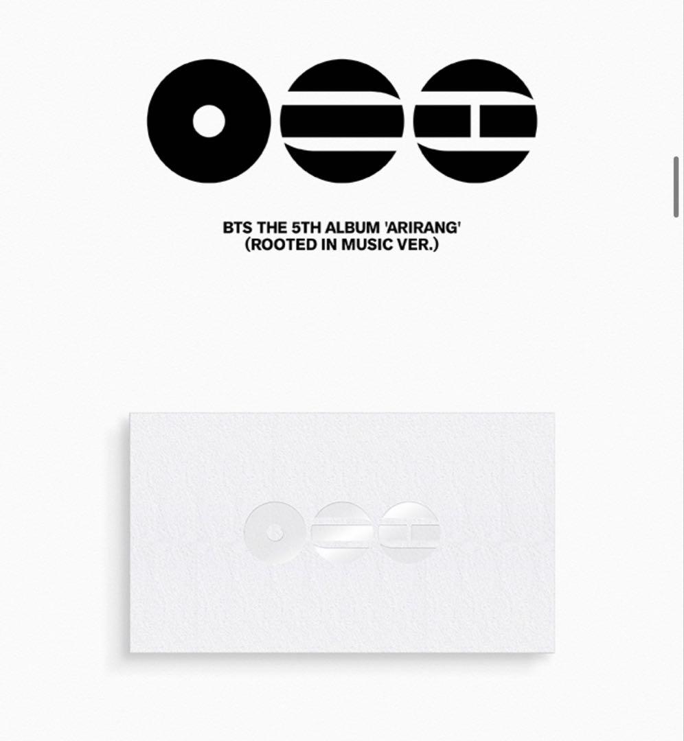 BTS ARIRANG 3 形態 各10枚　10セット合計30枚　 新品・未開封