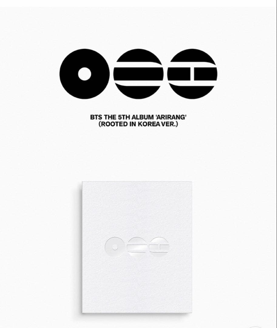 BTS ARIRANG 3 形態 各10枚　10セット合計30枚　 新品・未開封