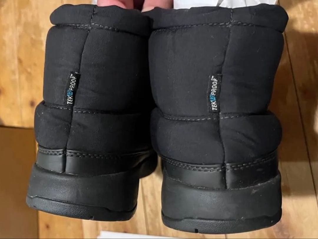 年末セール！　THE NORTH FACE ブラック スノーブーツ