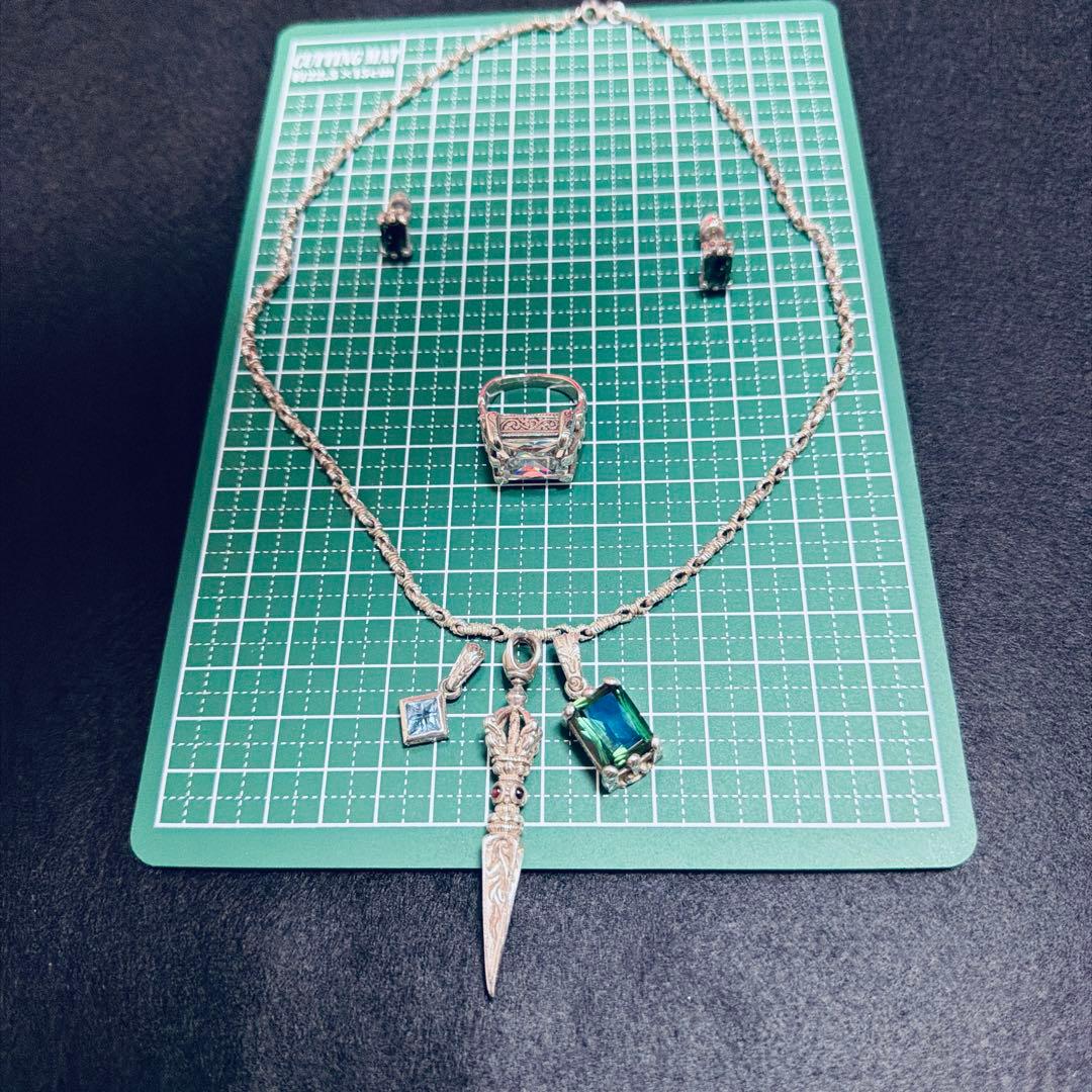 ZOCALOネックレス　48cm シルバーアクセサリー