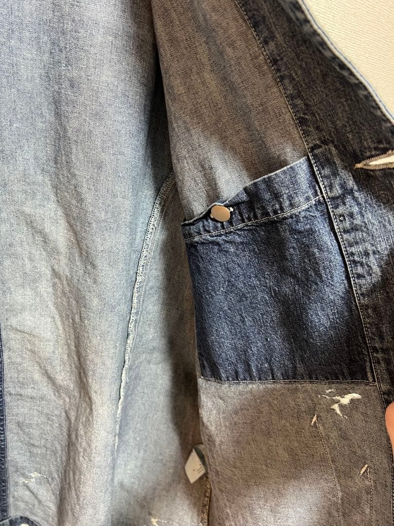 が*ー様 ANCELLM DENIM COVERALL (INDIGO)