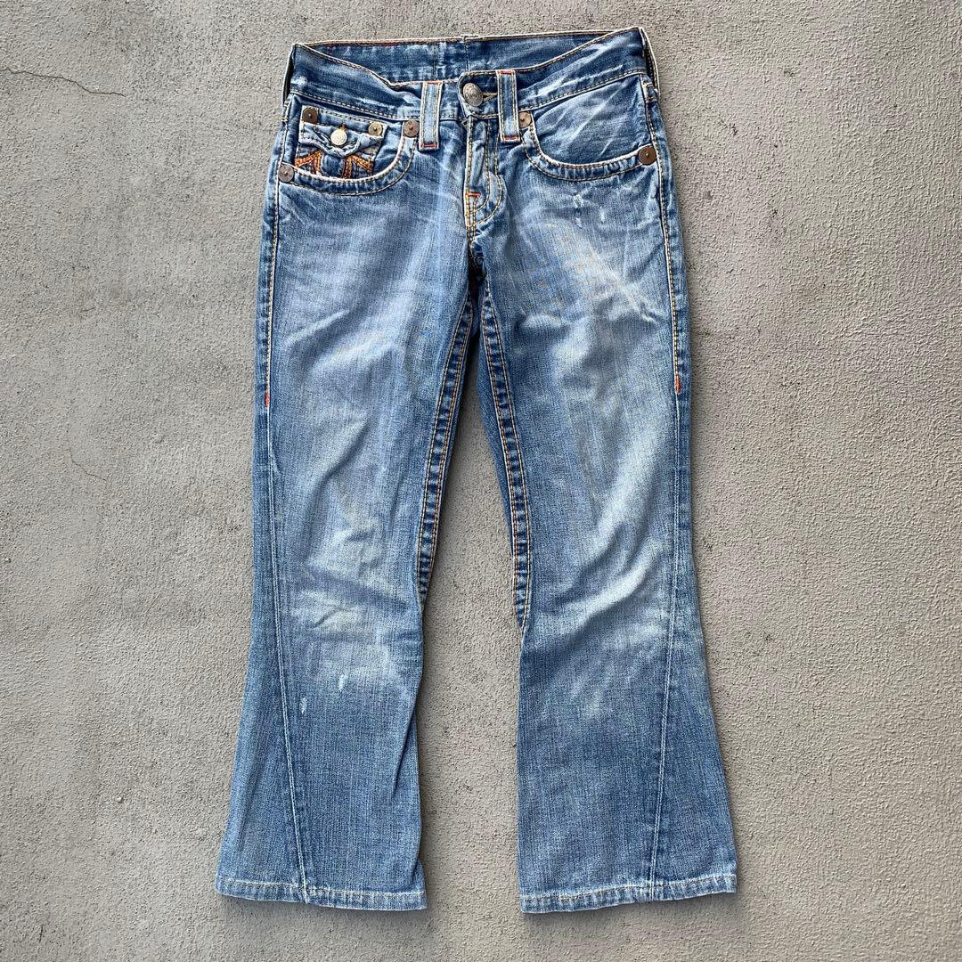 TRUE RELIGION RAINBOW JOEY フレアデニム W28