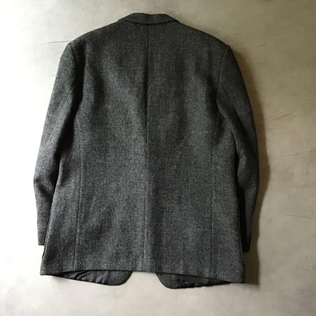 【高級】Harris Tweed ハリスツイード テーラードジャケット　シングル