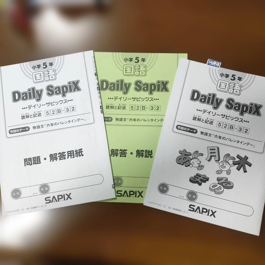 サピックス　SAPIX 小学5年1年分 国語 教材セット 欠番 なし　使用済み
