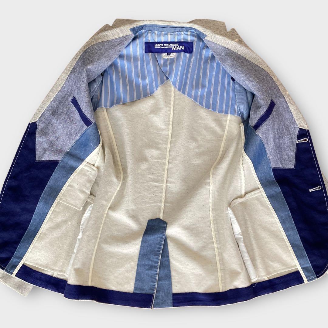 COMME des GARCONS コットン リネン テーラードジャケット