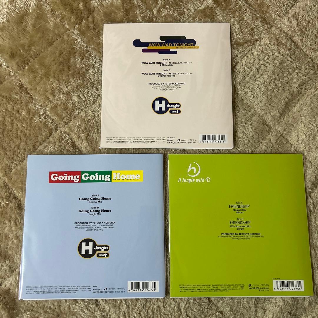108works 　H Jungle with t レコード　３枚セット
