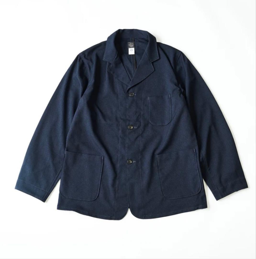 着用1回 美品 POST O'ALLS OK Rider Navy ポリツイード