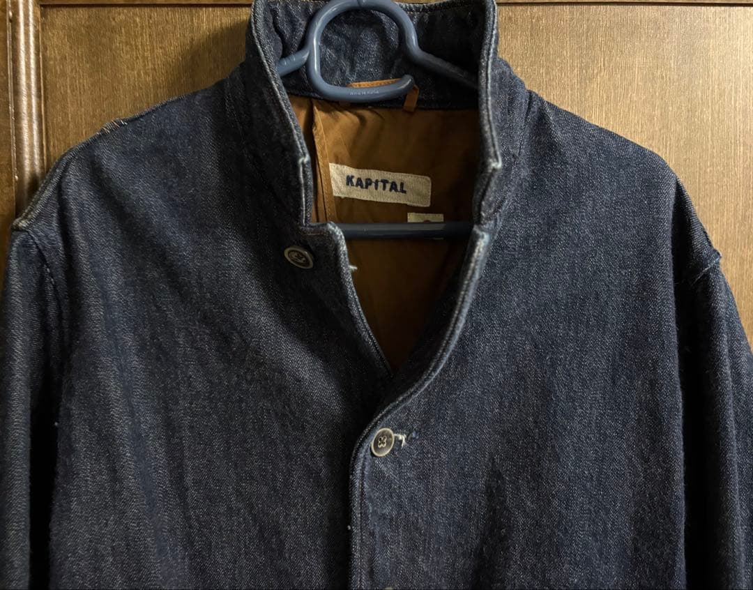 KAPITAL 希少！３SIZE３！ダークデニム・ジャケットタイプカバーオール