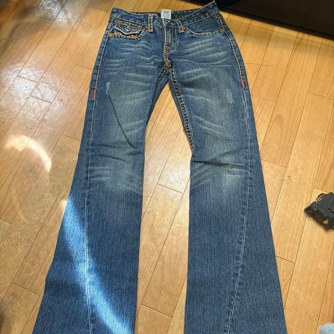 TRUE RELIGION　フレア　デニム　RAINBOW JOEY