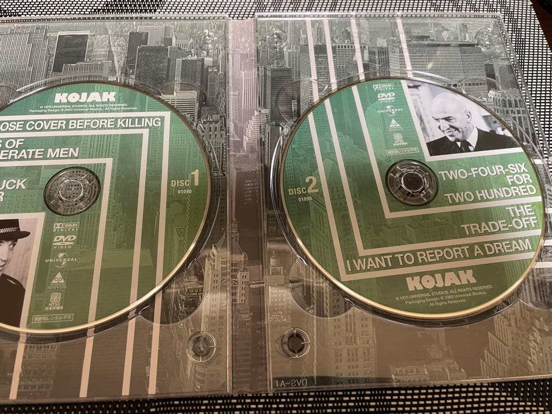 刑事コジャックDVD-BOX Vol.4 2枚組 テリー・サバラス