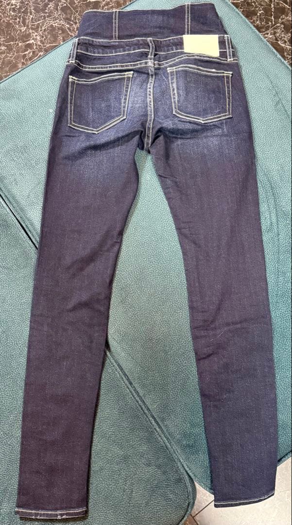 GYDA ハイウエストGD bijou MOLD フロントZIP スキニーパンツ