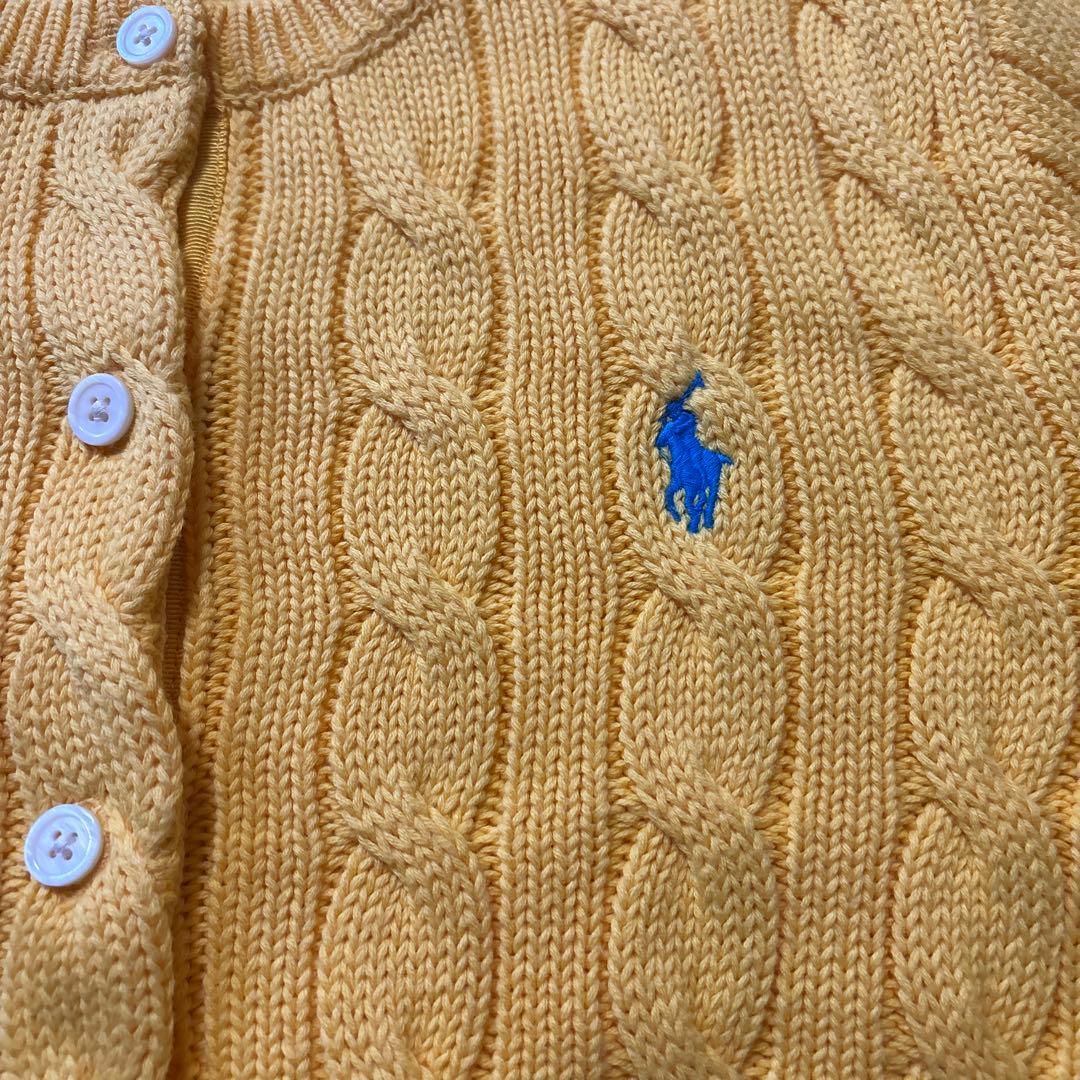 SALE 極美品！RALPH LAUREN ケーブルコットンカーディガン