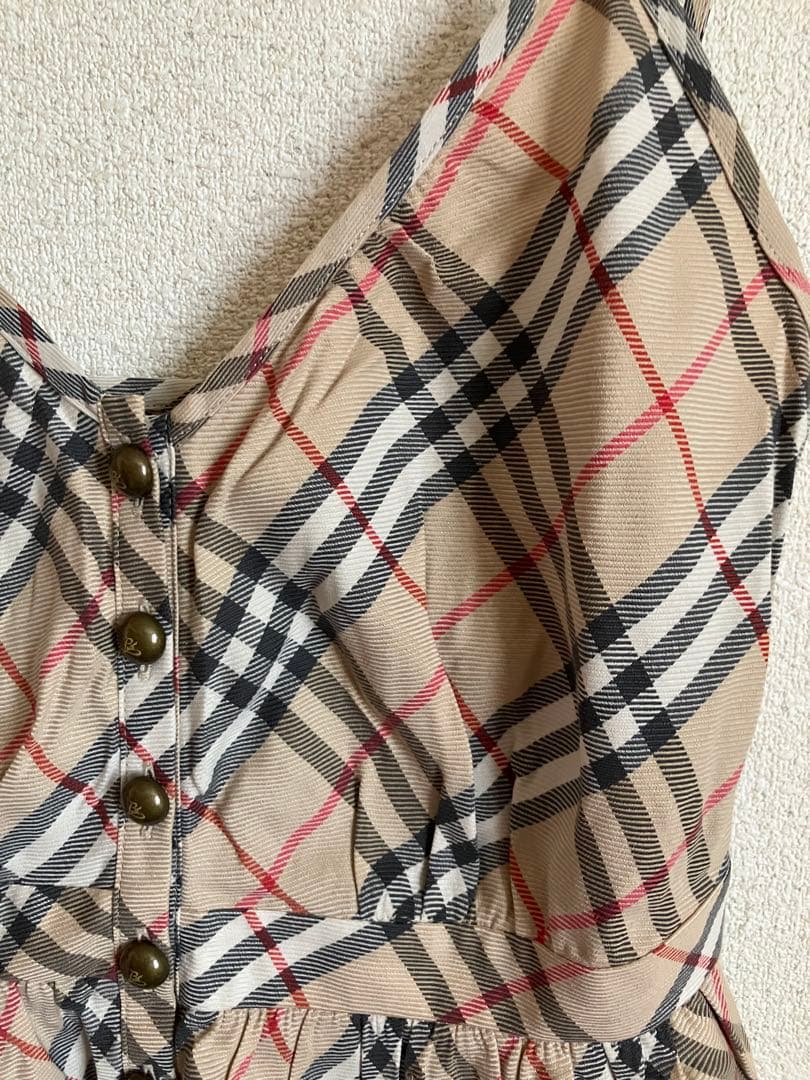 BURBERRY BLUE LABEL ノバチェックキャミソール
