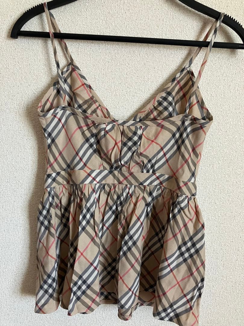 BURBERRY BLUE LABEL ノバチェックキャミソール