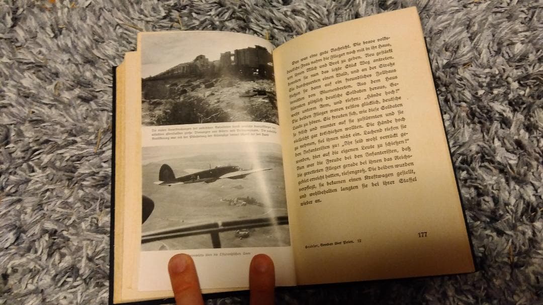 【1940年当時物】Mit Bomben und MGs über Polen