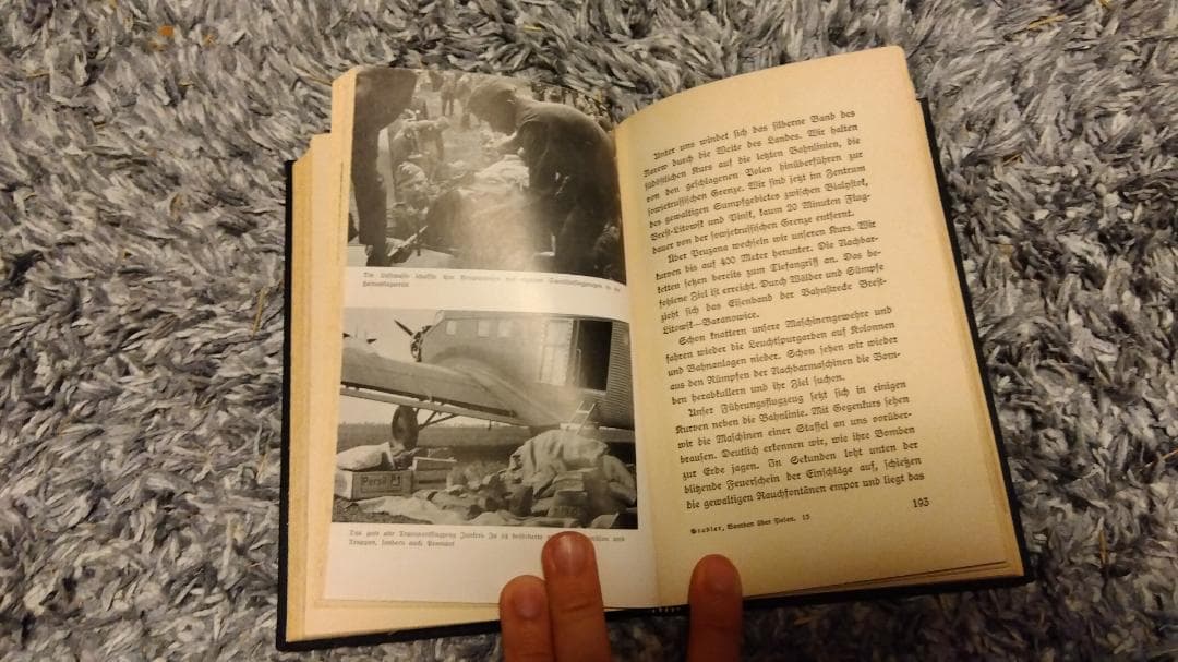 【1940年当時物】Mit Bomben und MGs über Polen